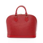 Pre-owned Leather louis-vuitton-bags Louis Vuitton Vintage , Red , Dam...