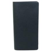 Pre-owned Leather wallets Louis Vuitton Vintage , Black , Dames