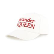 Witte Hoed voor Stijlvolle Mannen Alexander McQueen , White , Heren