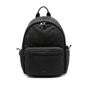 Zwarte Oversize Tas met Zak Ami Paris , Black , Heren