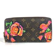 Pre-owned Canvas wallets Louis Vuitton Vintage , Brown , Dames