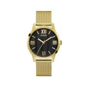 Gouden Roestvrijstalen Horloge Guess , Yellow , Heren