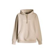 Breaking Record Hoodie Pepe Jeans , Beige , Heren