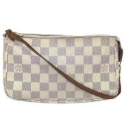 Pre-owned Fabric louis-vuitton-bags Louis Vuitton Vintage , Beige , Da...