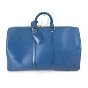 Pre-owned Leather louis-vuitton-bags Louis Vuitton Vintage , Blue , Da...