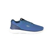 Blauwe Polyester Sneaker met Contrastdetails GAS , Blue , Heren