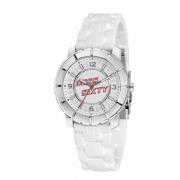 Stijlvolle Dames Quartz Horloge Zilver Rubber Miss Sixty , Gray , Dame...