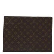 Pre-owned Canvas clutches Louis Vuitton Vintage , Brown , Dames