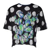 Grafische Print Crew Neck T-shirt Dolce & Gabbana , Multicolor , Heren