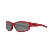 Rode Gepolariseerde Plastic Zonnebril Timberland , Red , Unisex