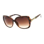 Bruine Resin Zonnebril met Degraded Lenzen Guess , Brown , Dames