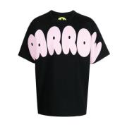 Stijlvolle T-Shirt Collectie Barrow , Black , Heren