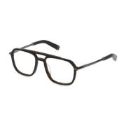 Bruine Acetaatframes met Metalen Accenten Philipp Plein , Brown , Here...