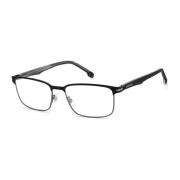 Zwarte Metalen Frame Stijlvolle Bril Carrera , Black , Heren