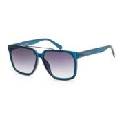 Blauwe Resin Zonnebril met UV-bescherming Guess , Blue , Heren