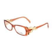 Oranje Plastic Frame Bril Emilio Pucci , Orange , Dames