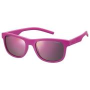 Multicolor Plastic Zonnebril Polaroid , Pink , Unisex