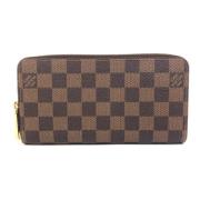 Pre-owned Cotton wallets Louis Vuitton Vintage , Brown , Dames