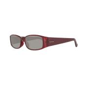 Stijlvolle plastic zonnebril met UV-bescherming Guess , Red , Dames