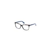 Blauwe Plastic Frames Bril met UV-filter Guess , Blue , Dames