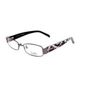 Ruthenium Grijs Metalen Frame Bril Vrouwen Emilio Pucci , Gray , Dames