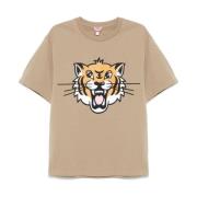 Grijze Katoenen T-shirt Stijlvolle Casual Outing Kenzo , Gray , Heren