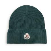 Groene Hoed voor Stijlvolle Look Moncler , Green , Heren