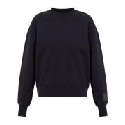 Sweatshirt met logo Ami Paris , Black , Dames