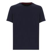 Blauwe Crewneck T-shirt en Polo Fay , Blue , Heren