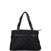 Pre-owned Canvas handbags Salvatore Ferragamo Pre-owned , Black , Dame...