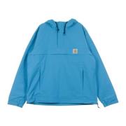 Teal Windbreaker Pullover voor Mannen Carhartt Wip , Blue , Heren