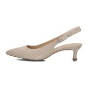 Witte Ibon Slingback Schoenen Unisa , Beige , Dames