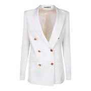 Dameskleding Jas Wit Ss24 Tagliatore , White , Dames