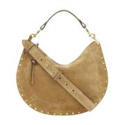 Zachte ritstas in taupe leer Isabel Marant , Beige , Heren