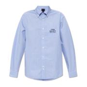 Shirt met logo Marc Jacobs , Blue , Dames