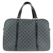 Pre-owned Canvas briefcases Louis Vuitton Vintage , Black , Dames