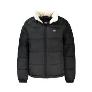 Zwarte Polyamide Herenjas Tommy Hilfiger , Black , Heren