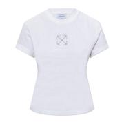 Top met logo Off White , White , Dames