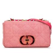 Pre-owned Denim crossbody-bags Dior Vintage , Pink , Dames