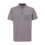 Paarse Polo met Korte Mouwen en Zak Corneliani , Purple , Heren