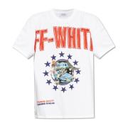 T-shirt met print Off White , White , Heren