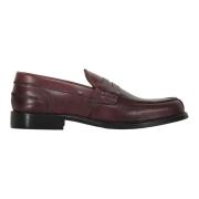 Klassieke leren pennyloafers Bruno Magli , Red , Heren