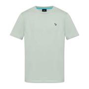 T-shirt met logo-vormige patch PS By Paul Smith , Green , Heren