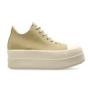 Platform sneakers Rick Owens , Beige , Dames