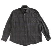 Geruite Bazaar Shirt Our Legacy , Black , Heren