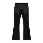 Transparante Bolan Bootcut Broek Rick Owens , Black , Heren