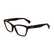 Bruine Acetaatframebril voor vrouwen Lanvin , Brown , Dames