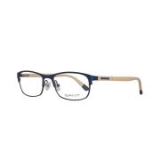 Blauwe Metalen Frame Stijlvolle Bril Gant , Blue , Heren