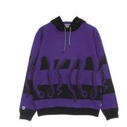 Paarse Lichtgewicht Hoodie Octopus , Purple , Heren