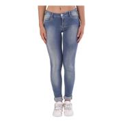 Klassieke Blauwe Dames Jeans MET , Blue , Dames